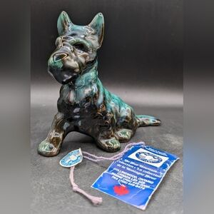 Blue Mountain Pottery Scottish Terrier Dog Figurine Scottie Westie West Highland